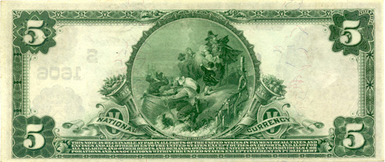 $5 1st NB Chattanooga Ch1606 1902 PB back